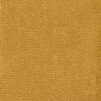 Golden-yellow fabric swatch with a tightly woven texture, displaying subtle tonal variations and a printed label reading “turri > fabric cat. b > 726 p”.